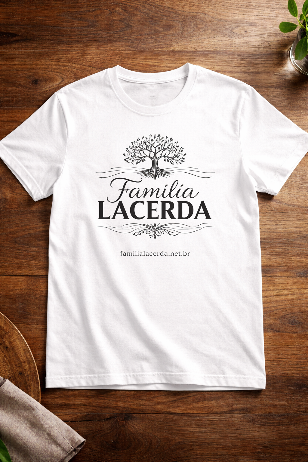 Camiseta masculina Familia Lacerda