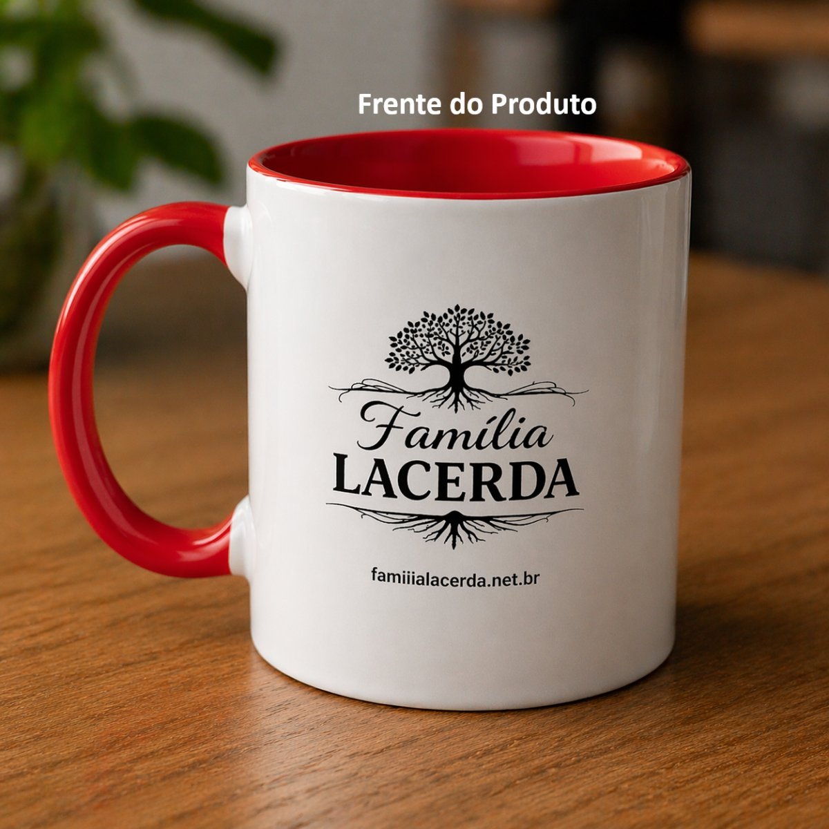 Mug Familialacerda.Net 325ml Cerâmica